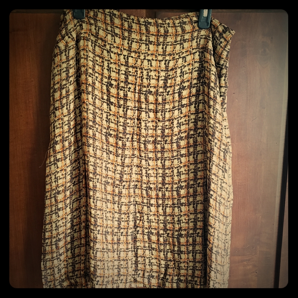 Alfani silk skirt